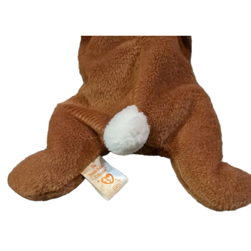1995 Retired Ty Beanie Baby Plush – Ears the Rabbit